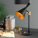 Creative bedside lamp with retro industrial style for interiors