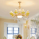 European crystal chandelier luxury lighting for interior decoration