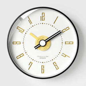 creative silent quartz wall clock for indoor use