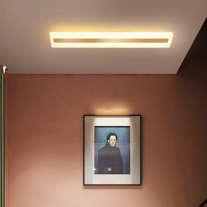 Modern acrylic LED ceiling light for indoor lighting