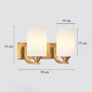 Luxury glass art deco wall light for indoor use