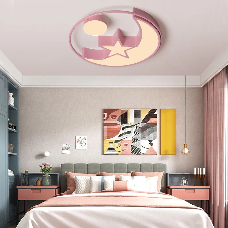 Decorative LED ceiling light for indoor children’s room and nursery