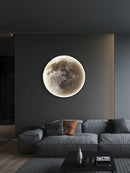 Modern LED moon wall lamp luxury art decor