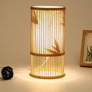 Modern Japanese bamboo wooden handmade floor lamp