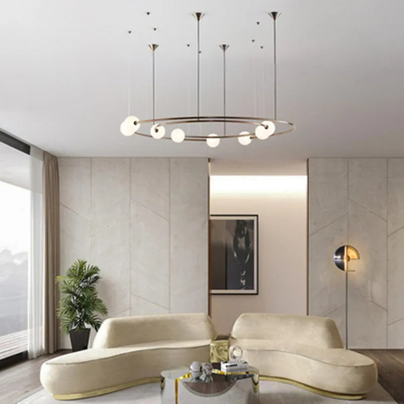 suspension en verre design nordique pour intérieur créatif - vue 5 sur 8
