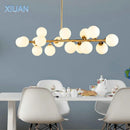 Scandinavian design milky glass lamp with holder