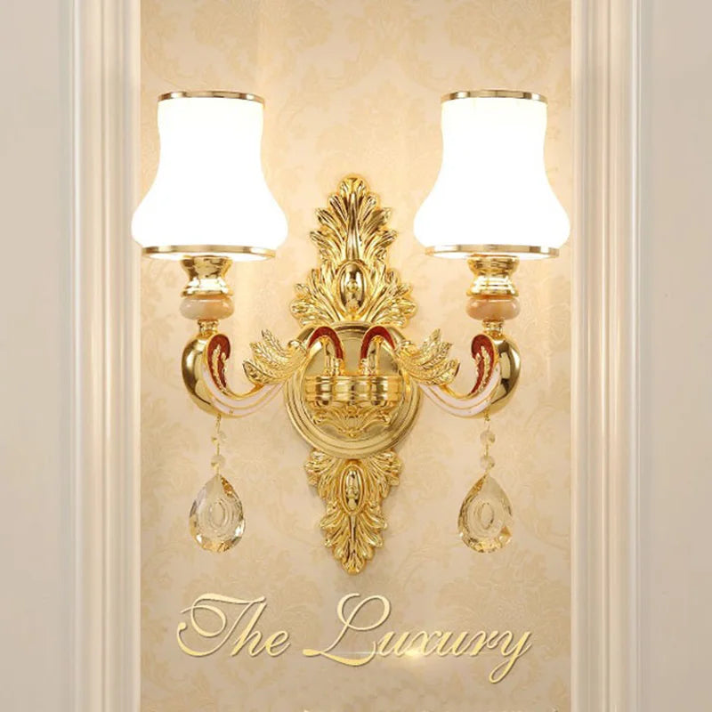 Modern crystal wall light for elegant interiors - vue 5 sur 22