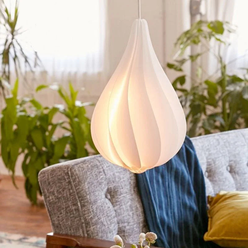 Nordic style creative water drop design pendant light - vue 3 sur 8