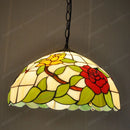 Modern European style decorative peony glass chandelier