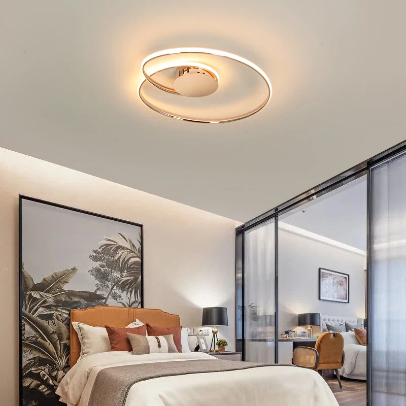 Modern LED ceiling light for elegant interior decor - vue 5 sur 10