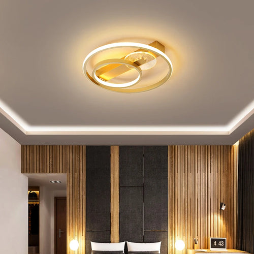 Ultra slim round LED ceiling light for indoor home - vue 2 sur 9