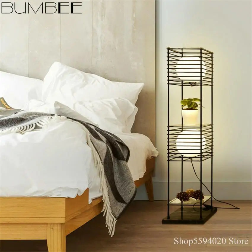 Decorative chinese style LED floor lamp for the home