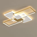 Modern square frame ceiling light with LED