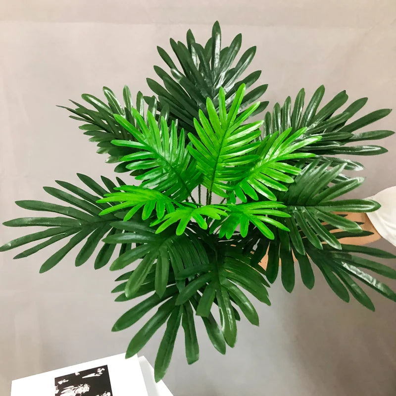 Decorative tropical artificial palm leaf bouquet for parties and events - vue 11 sur 13