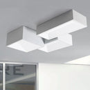 Dimmable square LED ceiling light DIY installation