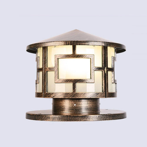 Aluminium wall light with decorative Chinese characters - vue 2 sur 8