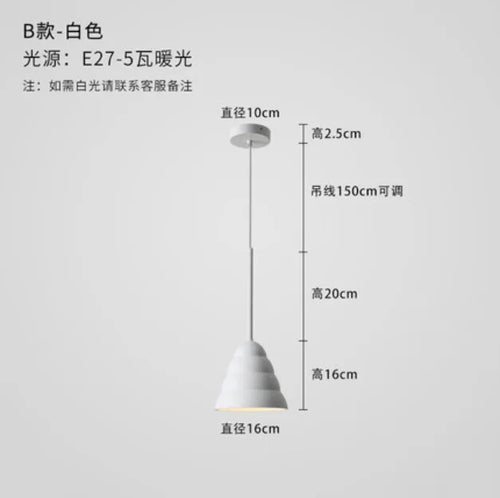 Nordic decorative pendant light for creative indoor lighting - vue 8 sur 14