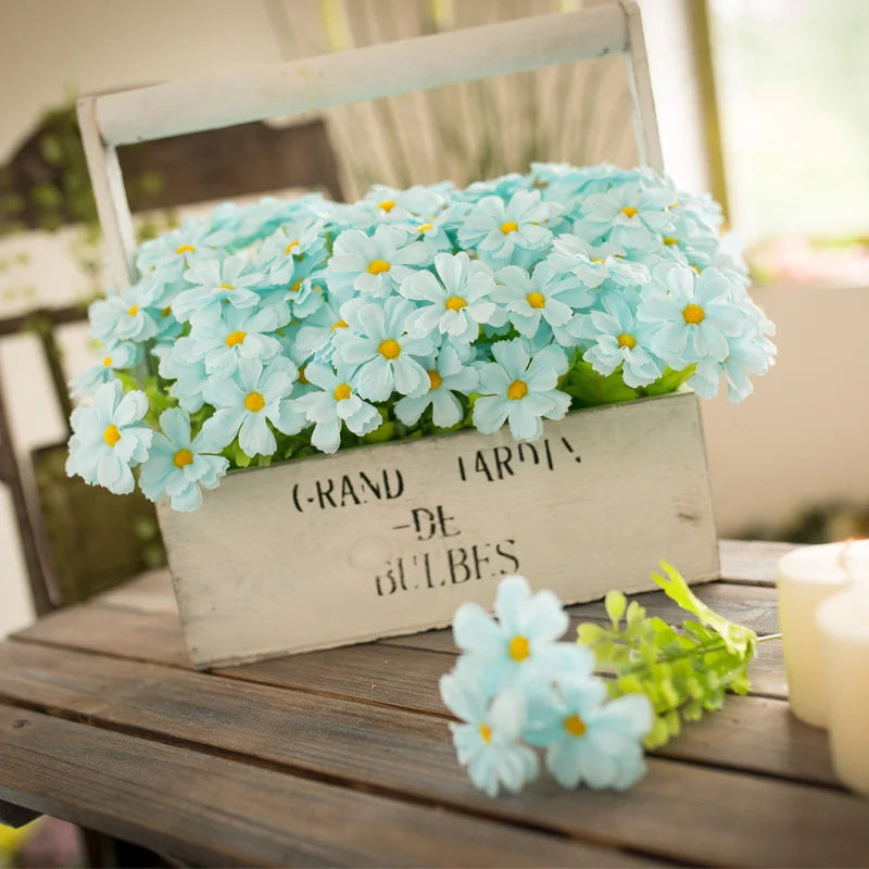 Artificial daisy flower bouquet for autumn decoration - vue 5 sur 11