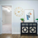 iron silent wall clock simple home decoration