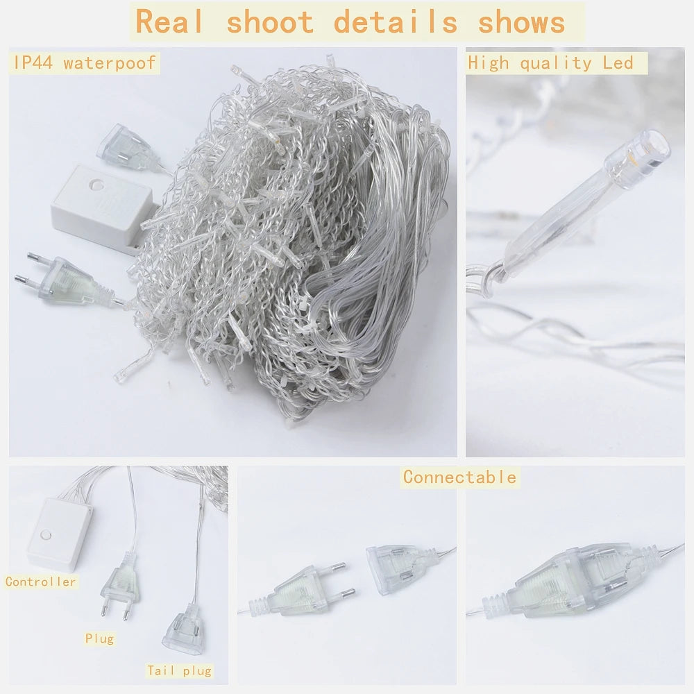 LED string lights for outdoor Christmas decoration 2023