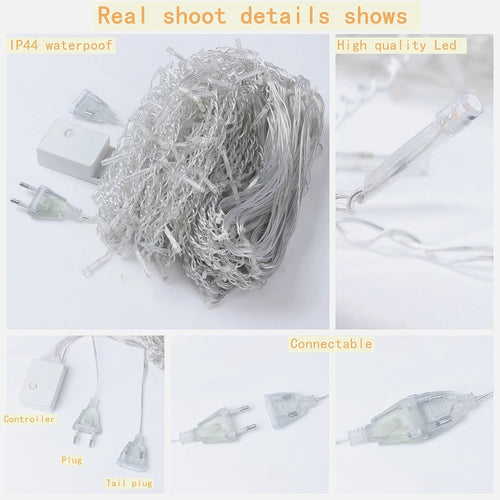 LED string lights for outdoor Christmas decoration 2023 - vue 2 sur 9