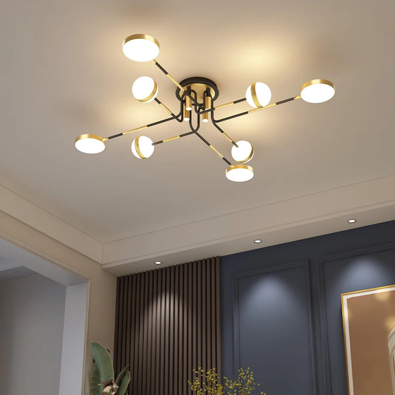 Elegant LED chandelier for a modern and cosy interior