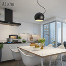 Nordic style round pendant light for interior decoration