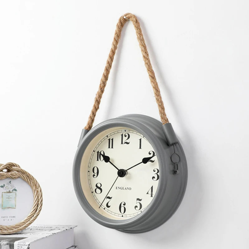 vintage metal wall clock creative decoration for your interior