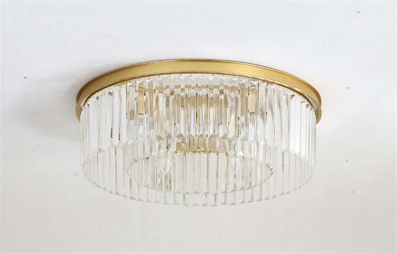 Modern crystal ceiling light for elegant interior decoration
