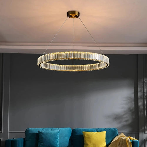 Modern crystal chandelier high-end elegant and refined design - vue 2 sur 18