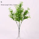 Artificial plant with 7 branches for wedding and Christmas decoration