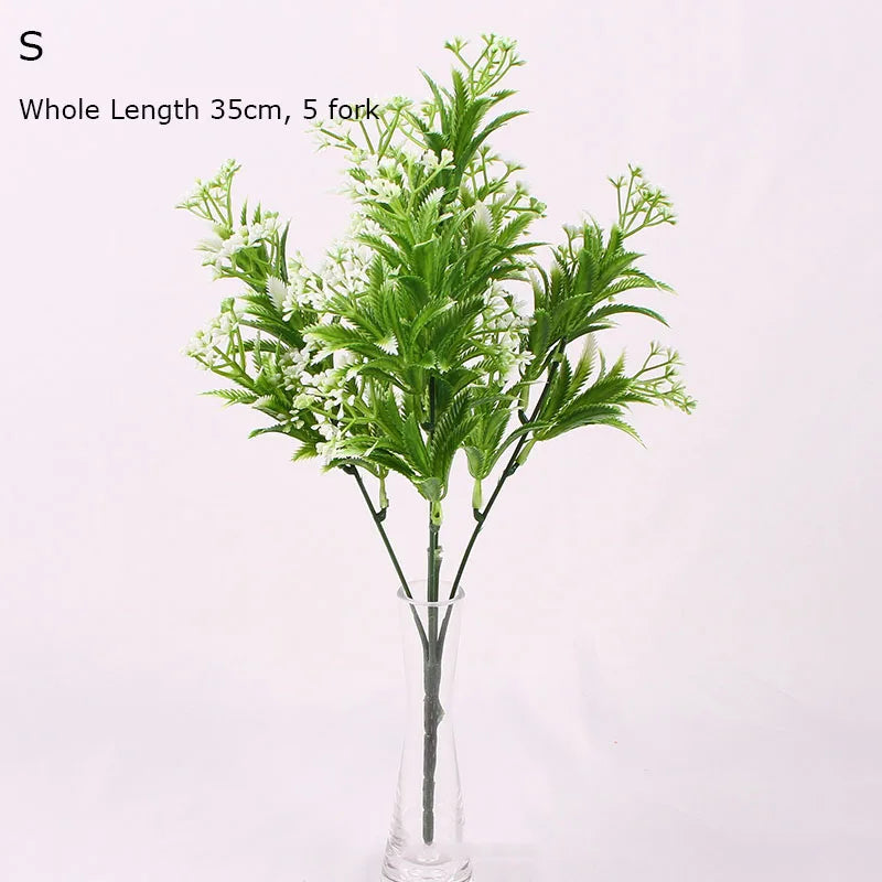 Artificial plant with 7 branches for wedding and Christmas decoration - vue 9 sur 21