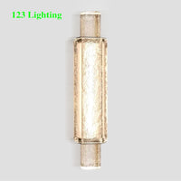 Modern LED crystal wall light for indoor use