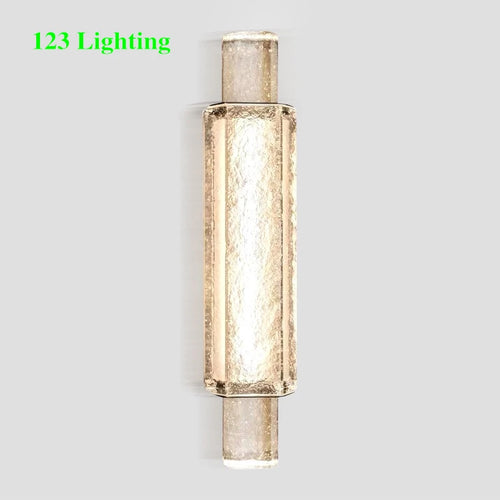 Modern LED crystal wall light for indoor use