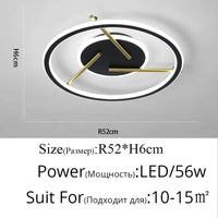 Adjustable LED ceiling light for an elegant and modern atmosphere