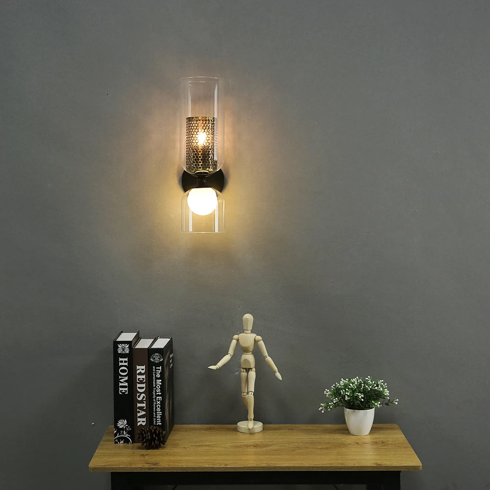 Vintage nordic modern decorative LED wall light