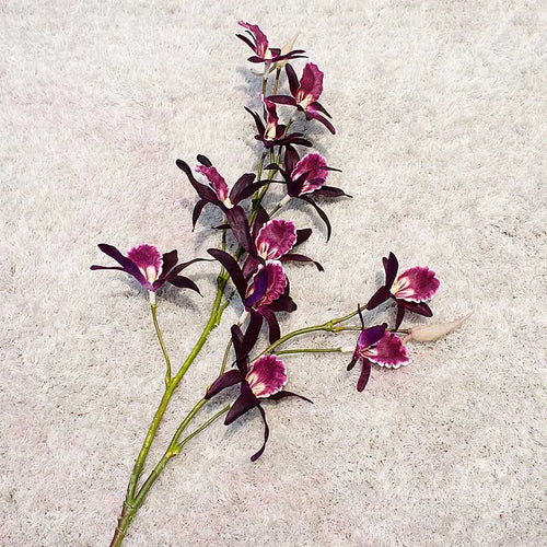 Luxury artificial orchids for Christmas, weddings and autumn decorations - vue 2 sur 7