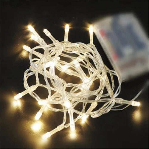 Battery powered LED string lights for parties and decorations - vue 4 sur 6