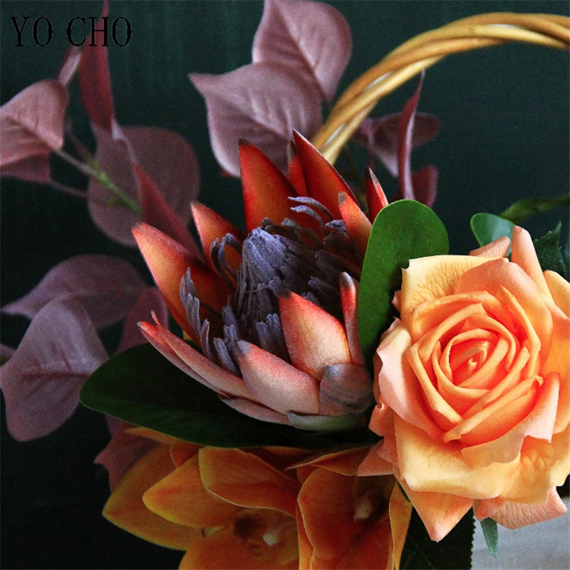 Artificial king protea flower for home, wedding and party decoration