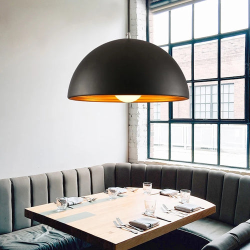 Modern double-layer pendant light - vue 3 sur 14