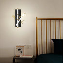 Modern Chinese style acrylic bamboo effect wall light