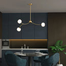 Designer copper restaurant chandelier with modern ambiance for interiors