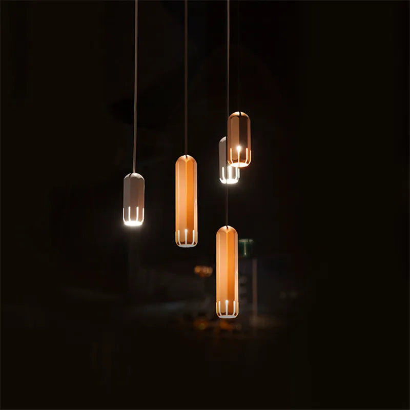 Minimalist modern aluminium pendant light for elegant interiors