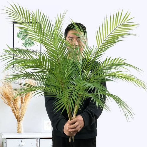 Large artificial palm tree tropical plants for indoor and outdoor decoration - vue 2 sur 13