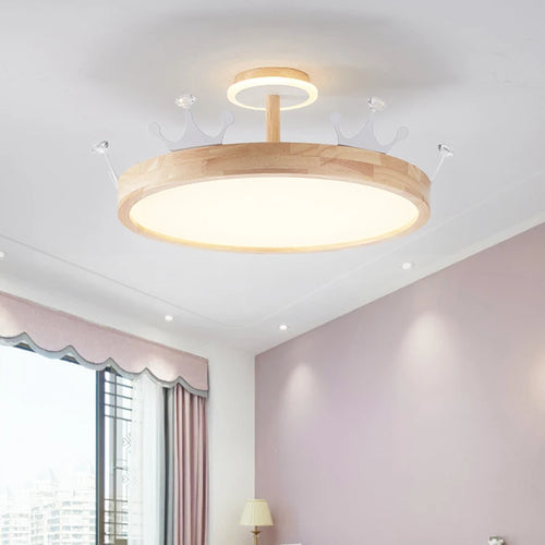 Creative Nordic crown bird chandelier for children's room - vue 2 sur 14