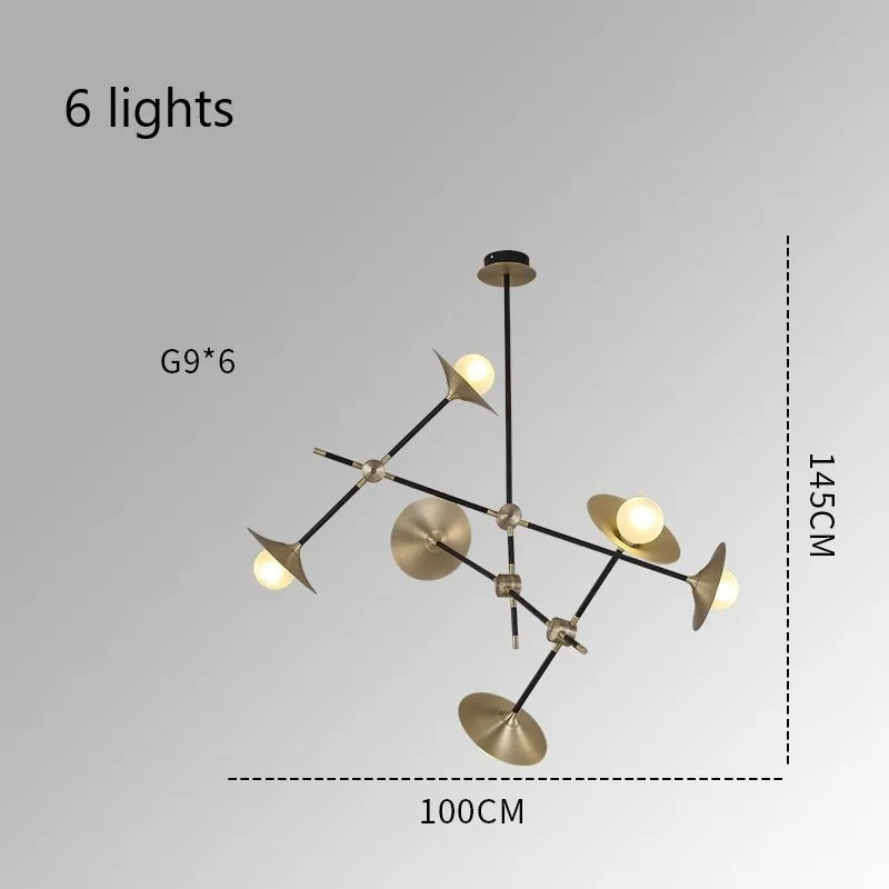 Postmodern nordic designer pendant light for decorative indoor lighting