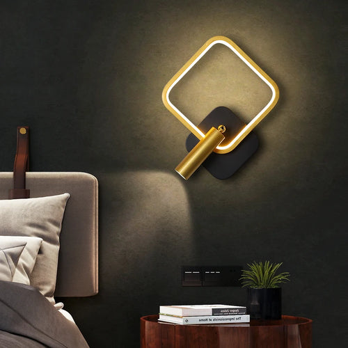 Modern minimalist round luxury wall light for the home - vue 3 sur 10