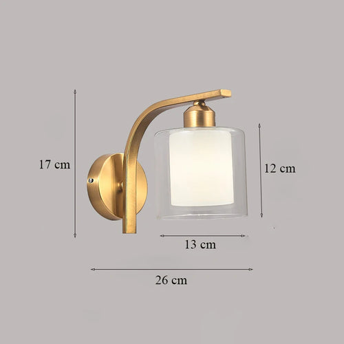 Luxury glass art deco wall light for indoor use - vue 20 sur 21