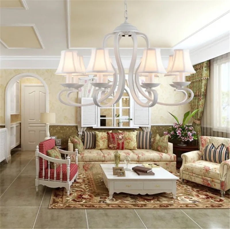 Modern Mediterranean style chandelier for elegant interiors - vue 5 sur 6