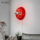 Retro style UFO acrylic wall light with LED